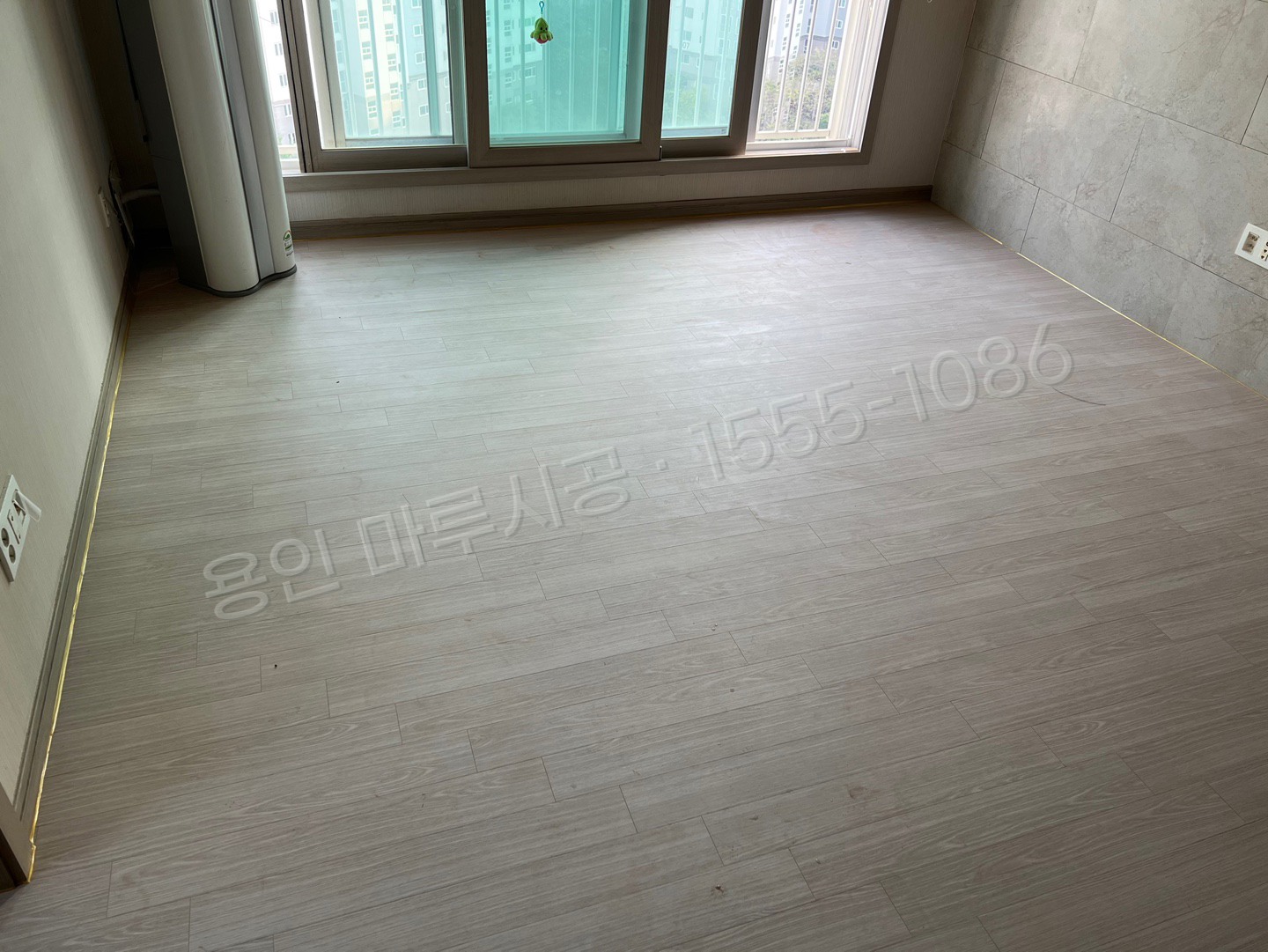 용인 기흥구 지곡동 바닥공사 마루시공업체 스타 하이마루 워시오크 강마루 시공 완료