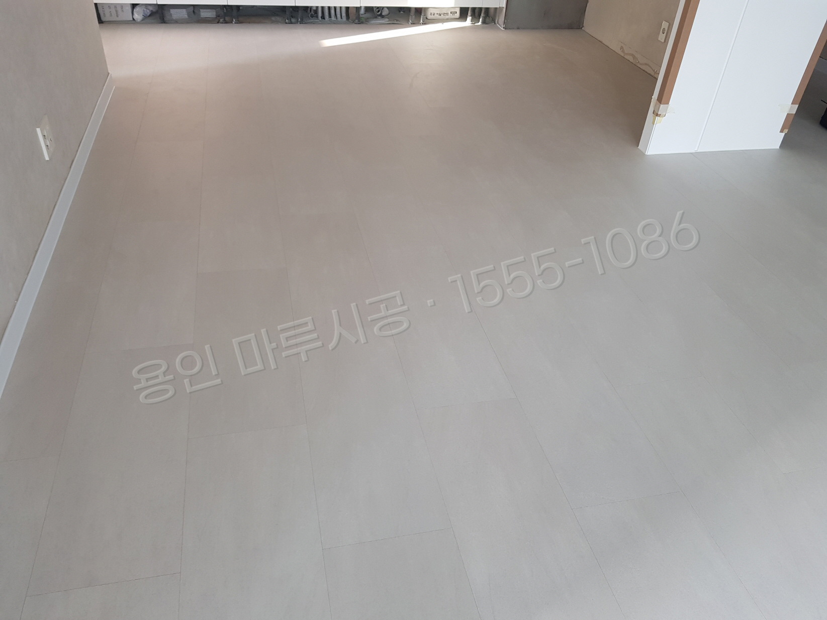 용인 처인구 운학동 바닥공사 마루시공업체 동화 나투스진 그란데 사하라라이트 강마루 시공 완료