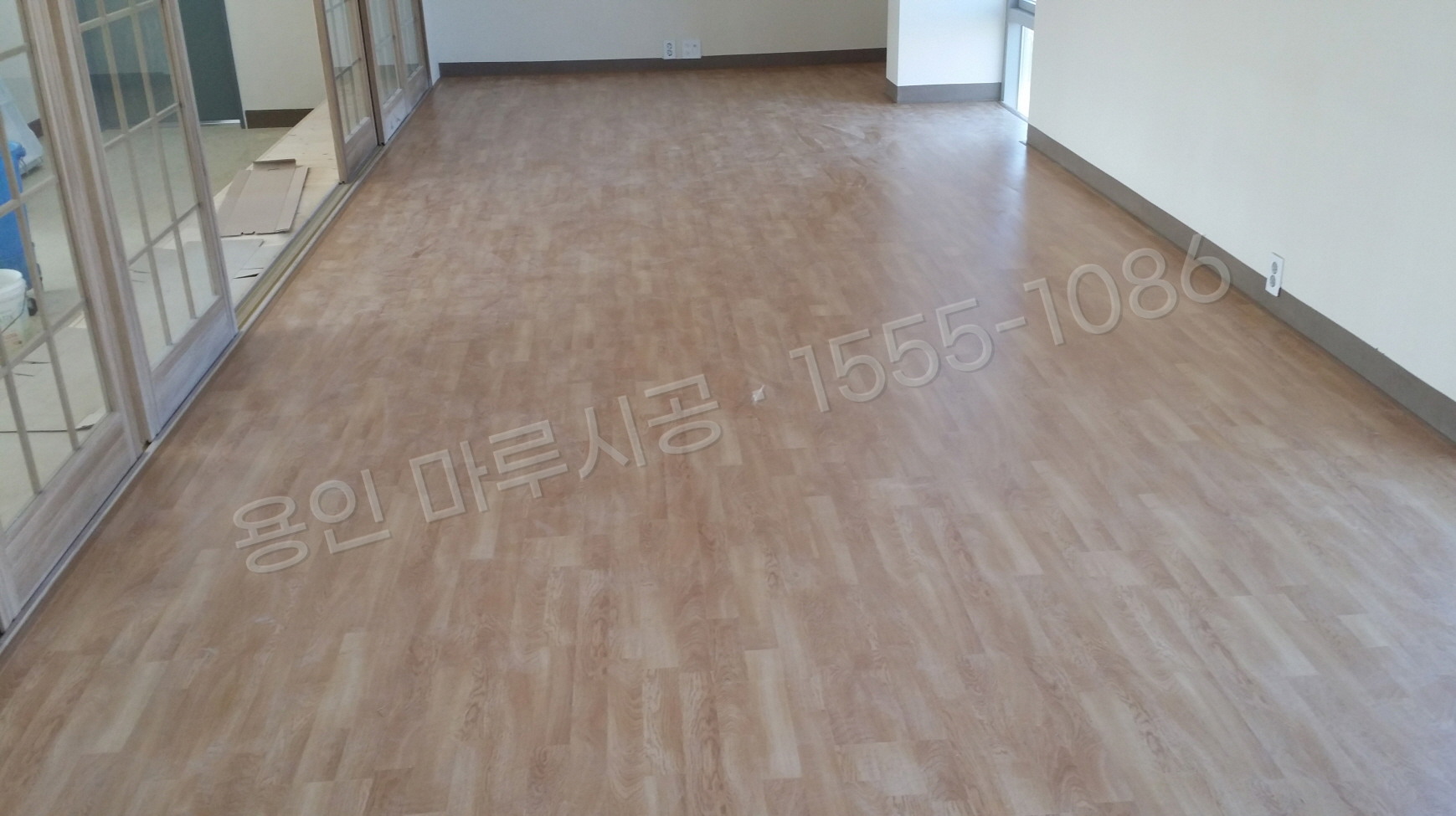 용인 기흥구 마북동 바닥공사 마루시공업체 한솔 레브 내츄럴오크 강화마루 시공 후