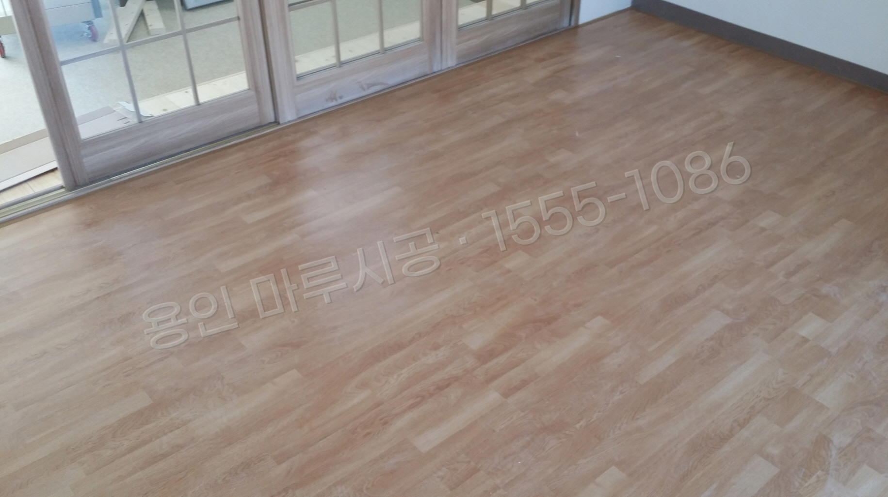 용인 기흥구 마북동 바닥공사 마루시공업체 한솔 레브 내츄럴오크 강화마루 시공 후