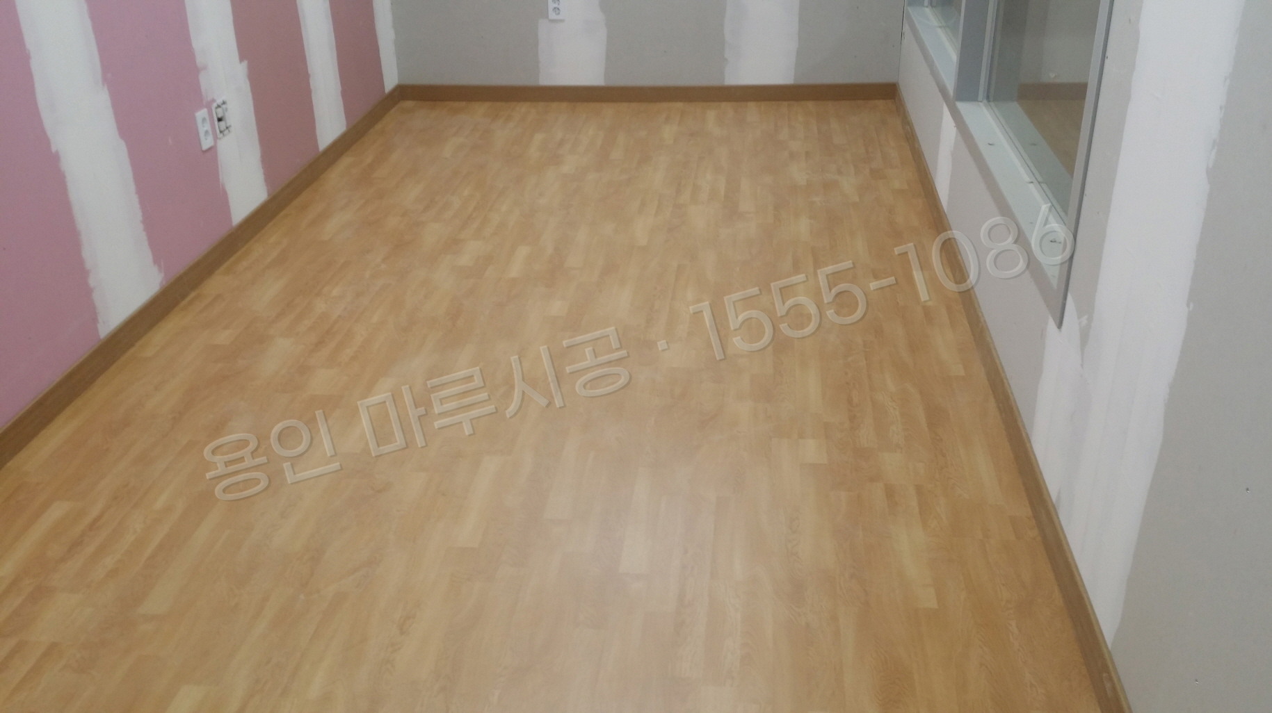 용인 기흥구 마북동 바닥공사 마루시공업체 한솔 레브 내츄럴오크 강화마루 시공 후