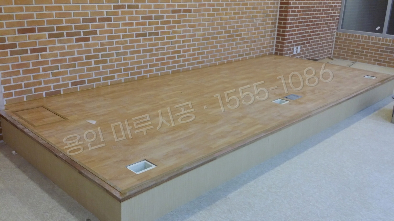 용인 기흥구 마북동 바닥공사 마루시공업체 한솔 레브 내츄럴오크 강화마루 시공 후