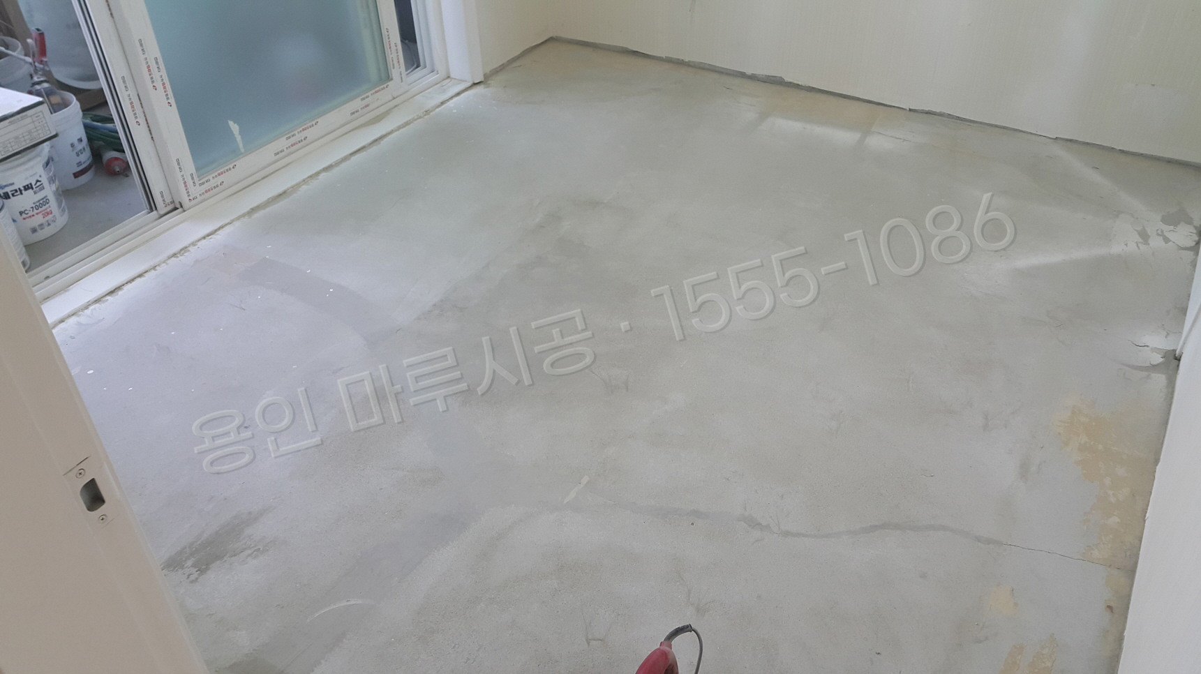 용인 기흥구 고매동 바닥공사 마루시공업체 한솔 울트라 워시오크 강마루 시공 전