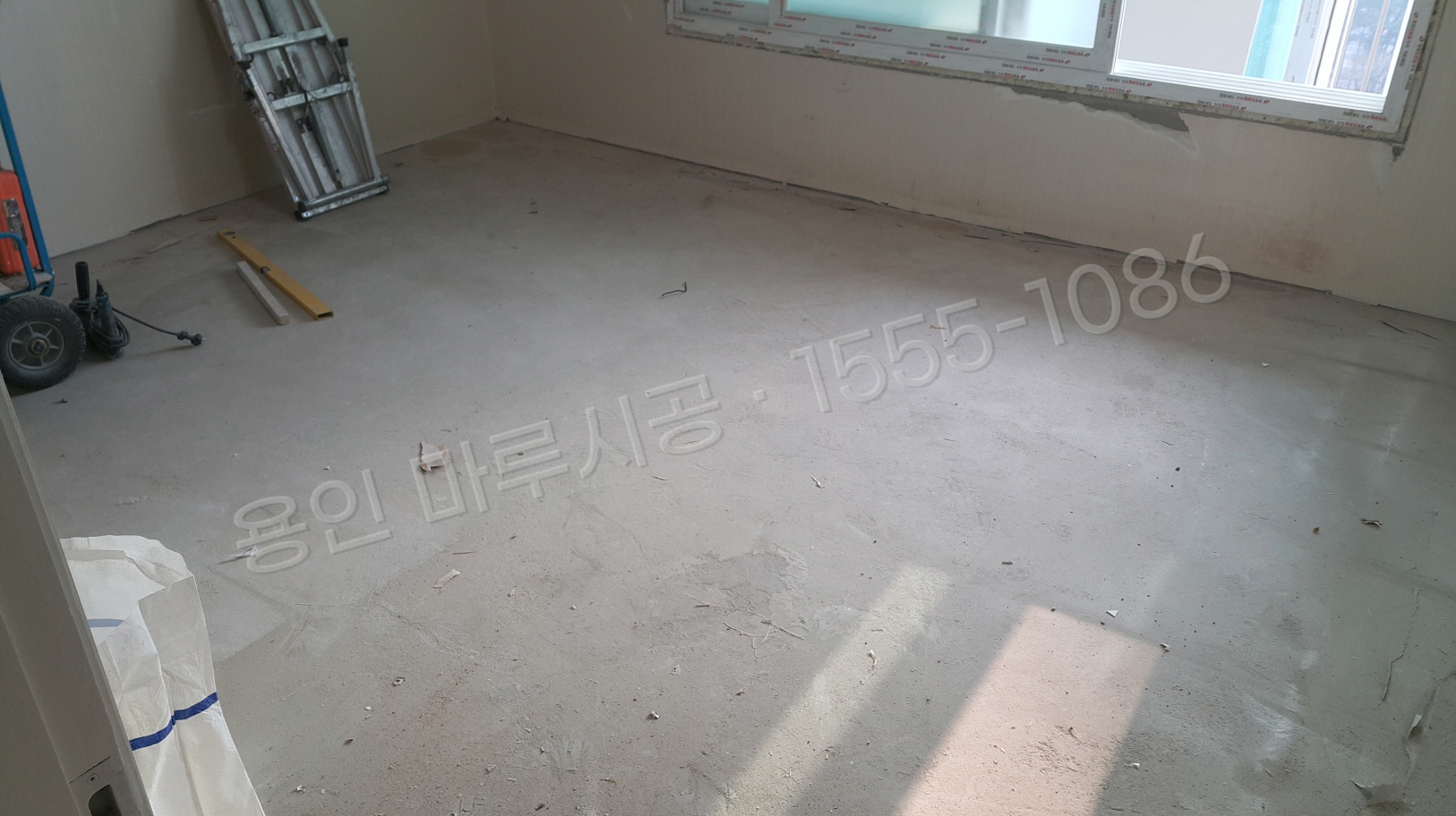 용인 기흥구 고매동 바닥공사 마루시공업체 한솔 울트라 워시오크 강마루 시공 전