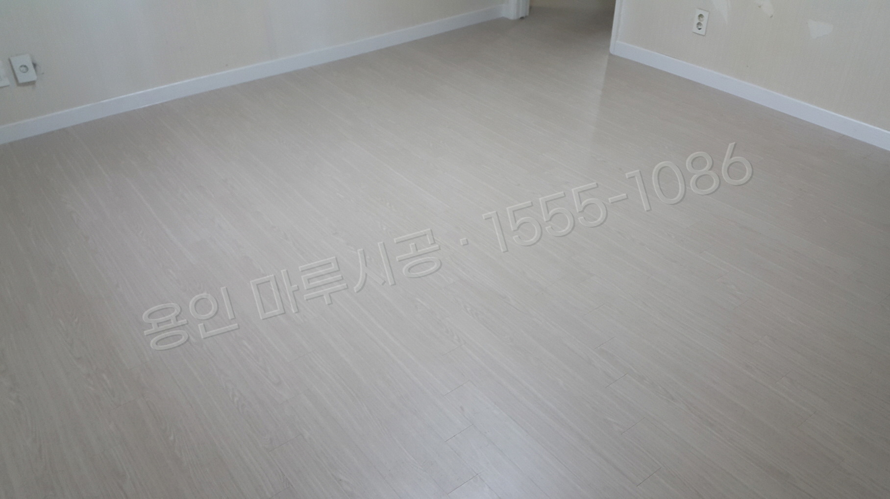 용인 기흥구 고매동 바닥공사 마루시공업체 한솔 울트라 워시오크 강마루 시공 후